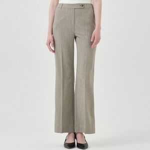 Calvin Klein Women's Beige Wide Leg Pants A0334
